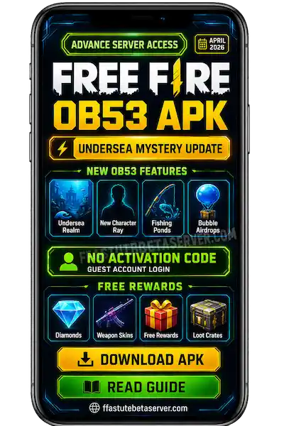 Free Fire OB53 update showing Undersea Realm new map zone Bermuda changes and beta server early access