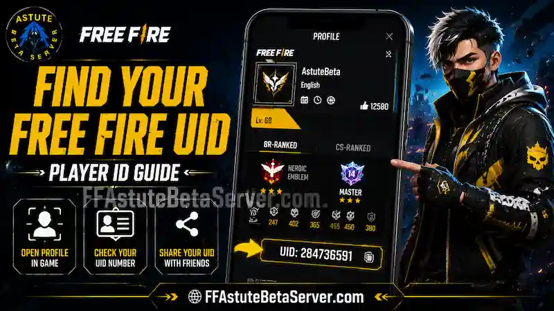 Free Fire UID — Find Any Player's UID and What It Means 1 free fire uid guide showing how to find ff uid and player id